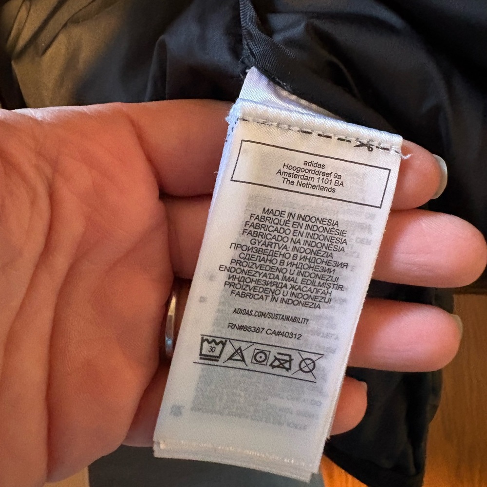 Adidas Essentials Down Insulated Jacket Black Sz … - image 8